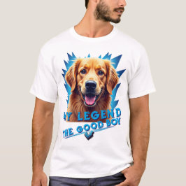 レトロ90年代 ゴールデンレトリバー マスコット オーダーメイド ギフト Tシャツ