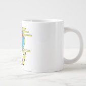 レトロ90年代 スキーロゴ ジャンボコーヒーマグカップ (右)