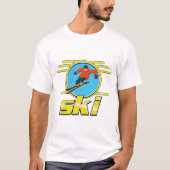 レトロ90年代 スキーロゴ Tシャツ (正面)