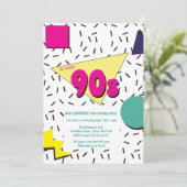 レトロ90年代 招待ブロック テーマ 招待状 (スタンド正面)