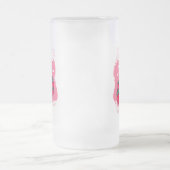 レトロ90sかわいい日本のストロベリーミルクフロスト  フロストグラスビールジョッキ (中央)