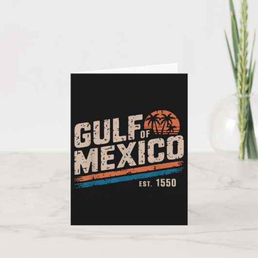 レトロ90sアメリカ湾Est 2025サンセットビーチ カード (正面)