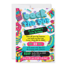 レトロ90sネオンファンキーグローディスコ誕生日