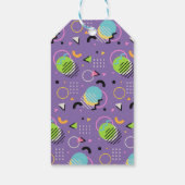 レトロ90sバースデーパーティーメッセージカード ギフトタグ (裏面)