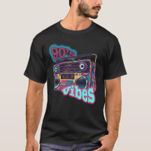 レトロ90sビーブスブームボックスイラストレーション