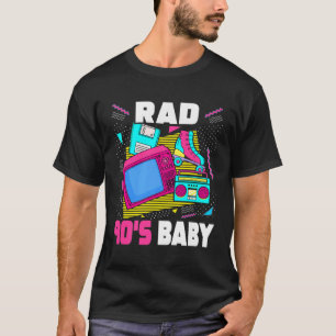 レトロ90s素晴らしいベビー美学ノスタルジア1990sラジオ tシャツ
