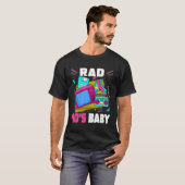 レトロ90s素晴らしいベビー美学ノスタルジア1990sラジオ tシャツ (正面フル)