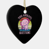 レトロ90s おもしろい You Axolotl質問ヴィンテージ セラミックオーナメント (右)