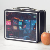 レトロ90s 80sヴィンテージアーケードティンランチボックス メタルランチボックス (インサイチュ)