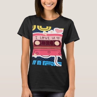 レトロ90's Vibeとカセット1990s音楽90sコスト Tシャツ