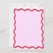 レトロ お姫様はピックアップされた アイスクリーム ブライダルシャワー 招待状 (裏面)