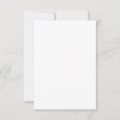 レトロ お誕生日おめでとう 出欠カード (裏面)