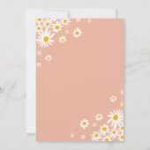 レトロ かわいい ダイシー レインボー 誕生日パーティー 招待状 (裏面)