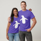 レトロ かわいい ペンギン アニマルラバー Tシャツ (ユニセックス)