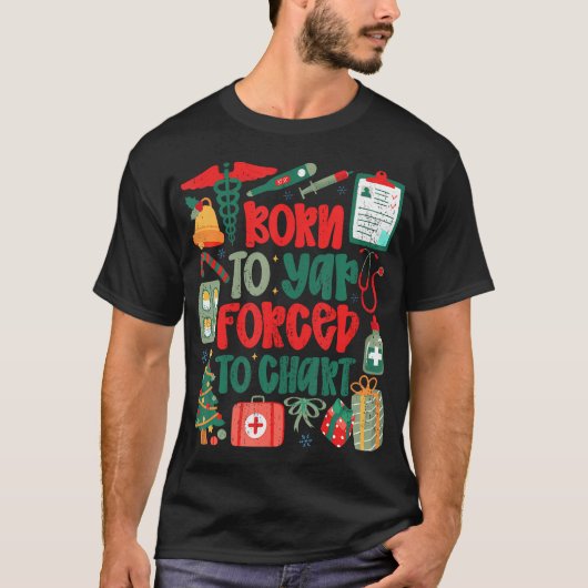 レトロ かわいい 出しゃばりすぎ 課題提出のハズなのに 面白い 看護師 Tシャツ (正面)