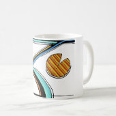 レトロ|のカスタマイズ可能なマグ コーヒーマグカップ (正面右)