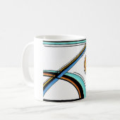 レトロ|のカスタマイズ可能なマグ コーヒーマグカップ (正面左)