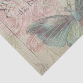 レトロ，みすぼらしいシック，ヴィンテージ，田舎風，花模様,b 薄葉紙 (詳細)