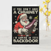 レトロ もし煙突がなかったら 僕はドアから入る カード (黄色い花)