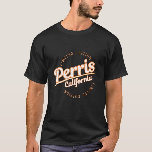 レトロ アスレチック ペリス カリ 衣類 Tシャツ (正面)