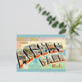 レトロ アズブリー パーク ニュージャージー州 ポストカード (スタンド正面)