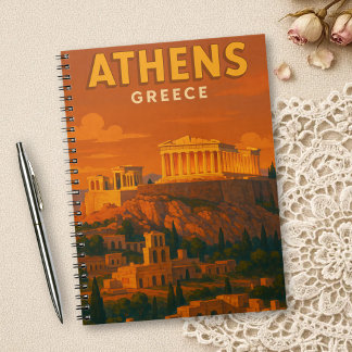 レトロ アテネ ギリシャ 旅行 ノートブック