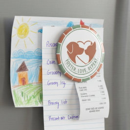 レトロ アニマル レスキュー ラウンド マグネット