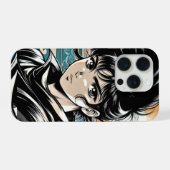 レトロ・アニメ風iPhoneケース iPhoneケース (裏面横)