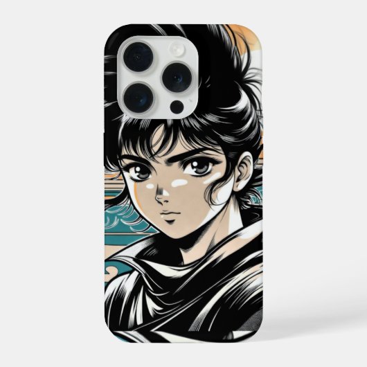 レトロ・アニメ風iPhoneケース iPhoneケース (裏面)