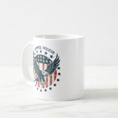 レトロ アメリカン イーグル コーヒーマグカップ (正面左)