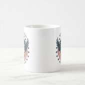 レトロ アメリカン イーグル コーヒーマグカップ (中央)