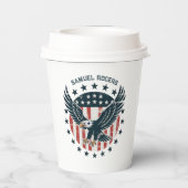レトロ アメリカン イーグル 紙コップ (裏面)