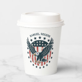 レトロ アメリカン イーグル 紙コップ
