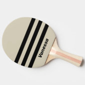 レトロ アラバスター スリー アクロス ストライピング with ネーム 卓球ラケット (横)