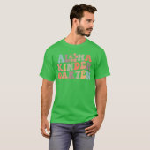 レトロ アロハ 幼稚園の先生ライフ サマー ビーチ Tシャツ (正面フル)