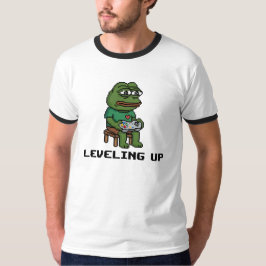 レトロ アーケード ゲーム コントローラー カエル ゲーマー Tシャツ