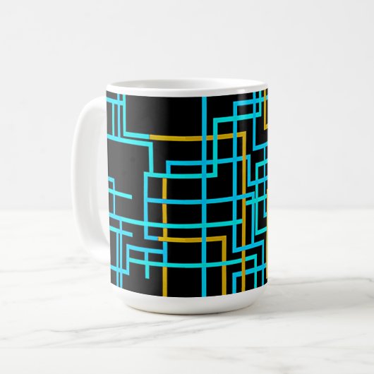 レトロ アーケード マイクロマイズ コーヒーマグカップ (正面左)