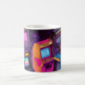 レトロ アーケード マシン コーヒーマグカップ (中央)
