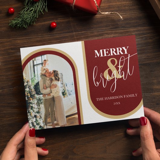 レトロ アーチ フォト クリスマス