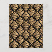 レトロ アートデコ ウェディング 詳細 グレートギャツビー エンクロージャーカード (裏面)