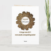 レトロ/アールデコの幸せな母の日カード カード (裏面)