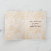 レトロ/アールデコの幸せな母の日カード カード (内部)