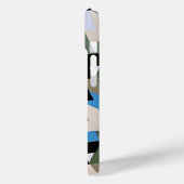 レトロ アールデコ ジャズ 幾何学ジグザグ パターン Case-Mate iPhoneケース (裏面 / 左)