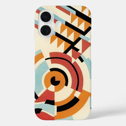 レトロ アールデコ ジャズ 幾何学模様 パターン Case-Mate iPhoneケース (裏面)