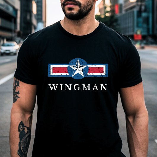 レトロ・ウィングマン・ビンテージ Tシャツ