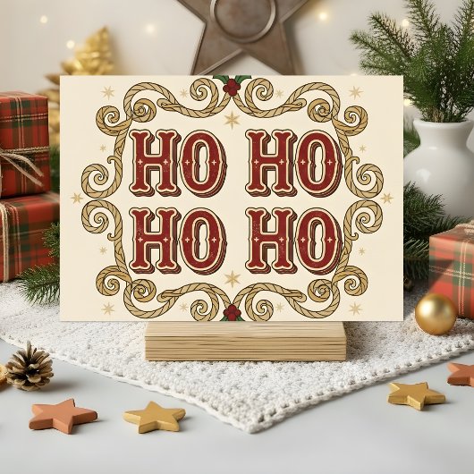 レトロ ウエスタン ホー・ホー・ホー クリスマス