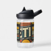 レトロ ウォーターボトル (左面)