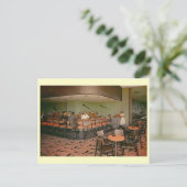 レトロ、エアポートカクテルラウンジヴィンテージ ポストカード (スタンド正面)