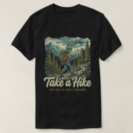 レトロ エイリアン ビッグフット アウトドアギア Tシャツ