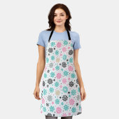 レトロ エプロン (着用した状態)